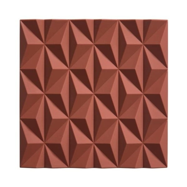 Tamnoružičasti silikonski jastučić za vruće zone Zone Origami Beak