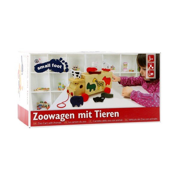 Drveni kamion sa slagalicom Legler Zoo Cart With Animals-image-1