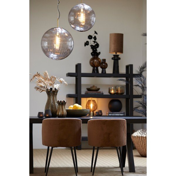 Crni blagovaonski stol 100x240 cm Muden – Light & Living-image-1