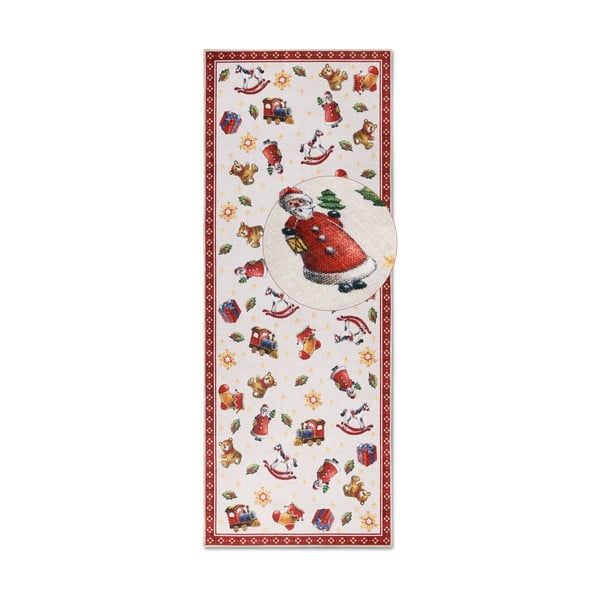 Crvena staza s božićnim motivom 80x200 cm Red Christmas – Villeroy&Boch