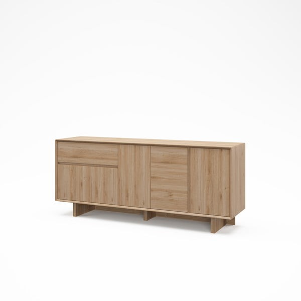 Komoda u dekoru hrasta u prirodnoj boji 180x76x45 cm Carpi – Marckeric-image-4