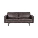 Crna sofa od imitacije kože 190 cm Rodeo – WOOOD