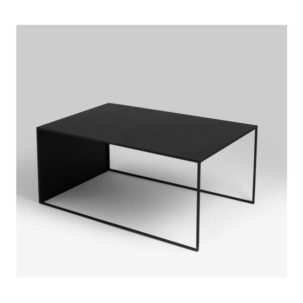 Crni stolić CustomForm 2Wall, dužina 100 cm-image-4
