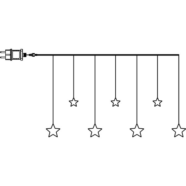 Svjetlosni ukras s božićnim motivom Dew Drop Stars – Star Trading-image-3