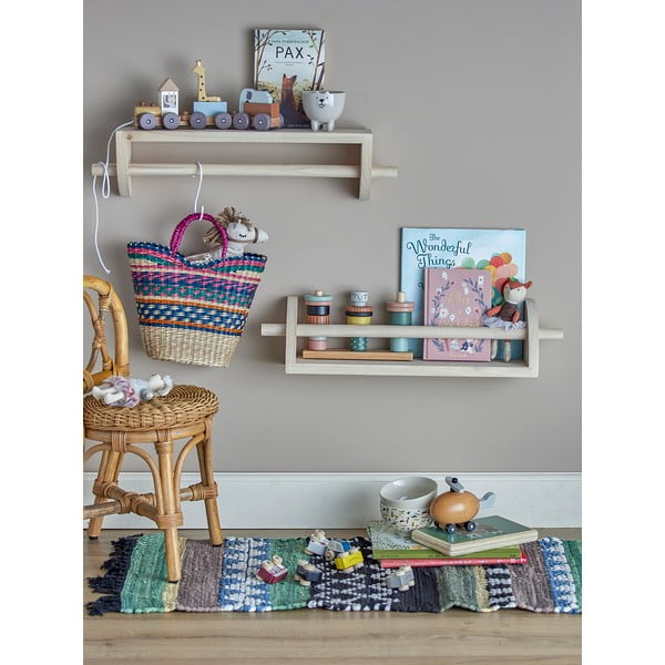 Dječja vješalica od masivne paulovnije u prirodnoj boji Mingus – Bloomingville Mini-image-2