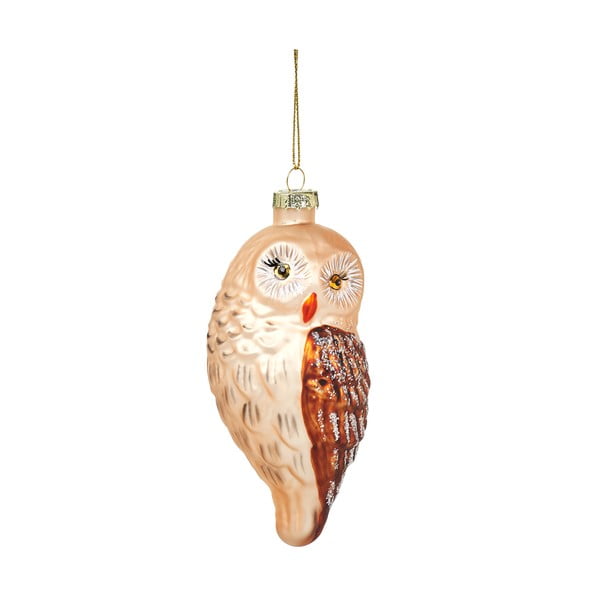 Stakleni ukras za božićno drvce Owl – Sass & Belle