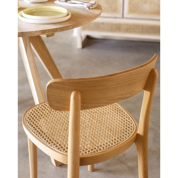 Blagovaonska stolica od drveta bukve Kave Home Romane-image-3