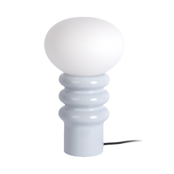 Svijetlo plava stolna lampa keramička (visina 33,5 cm) Catania Aro – Leitmotiv