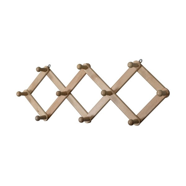 Zidna vješalica od masivne breze u prirodnoj boji Levin – WOOOD-image-2