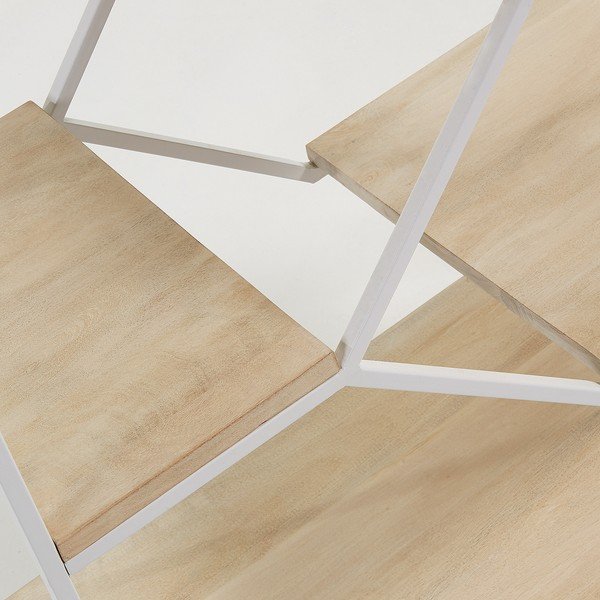 Mali bijeli ormar s policama od drveta manga Kave Home Pyke-image-2