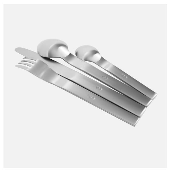 Pribor 24 kom od nehrđajućeg čelika u srebrnoj boji Boldi – FABINI-image-4