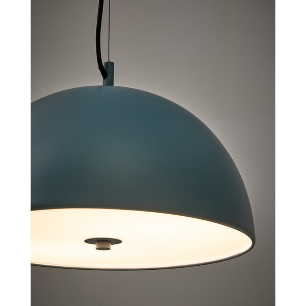 Plava viseća svjetiljka s metalnim sjenilom ø 39,5 cm Catlar – Kave Home-image-2