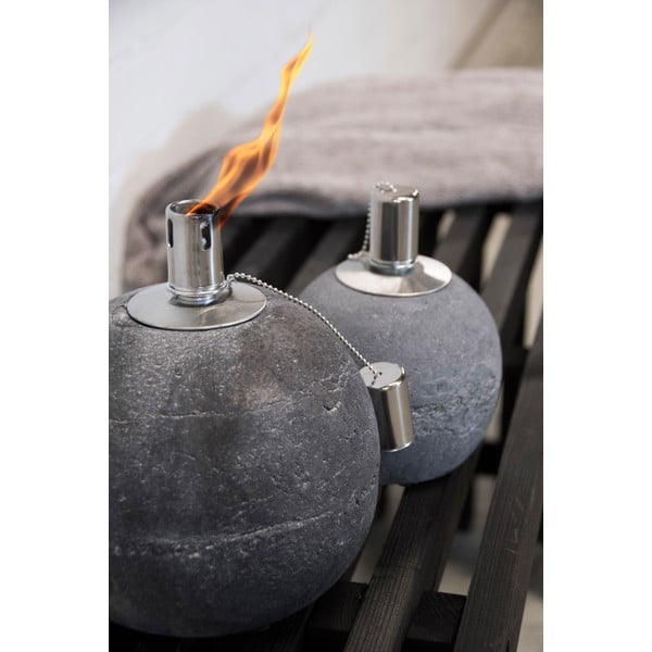 Betonska uljna svjetiljka (visina 16 cm) – Esschert Design-image-1