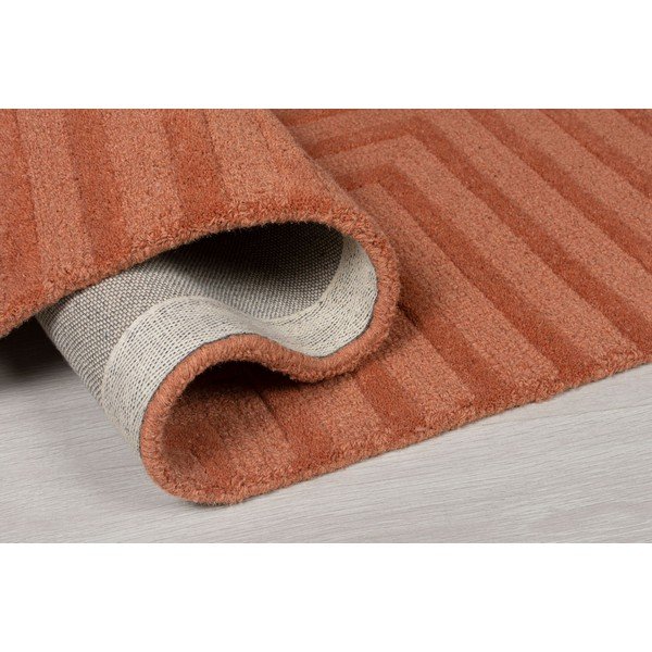 Narančasti vuneni tepih Flair Rugs estela, 160 x 230 cm-image-3