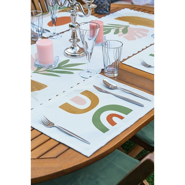 Set od 4 tekstilna podmetača i nadstolnjak Minimalist Home World-image-2