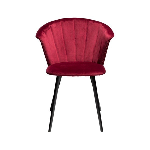 Crvena stolica DAN – FORM Denmark Merge Velvet-image-1