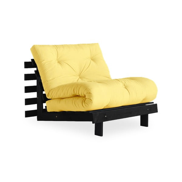 Žuta promjenjiva fotelja Karup Design Roots Black