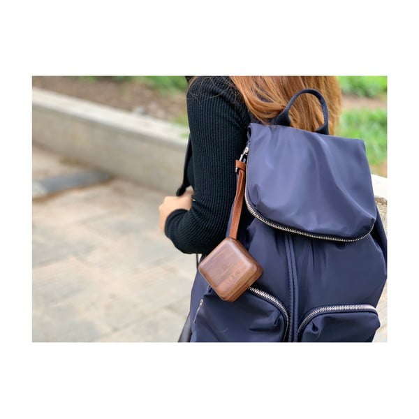 Tamnosmeđe-crni Bluetooth zvučnik Gingko Square-image-4