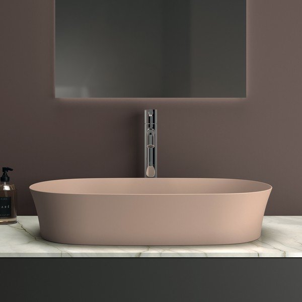 Svijetlo ružičasti keramički umivaonik 60x38 cm Ipalyss – Ideal Standard-image-1