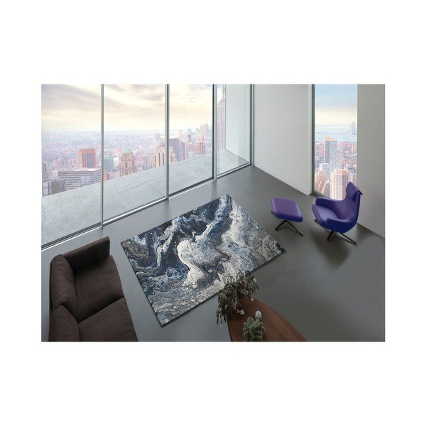 Tamnoplavi tepih Universal Kael Malo, 160 x 230 cm-image-1