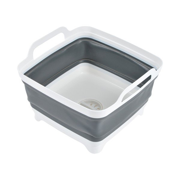 Bijeli/sivi lavor 9 l – Homéa