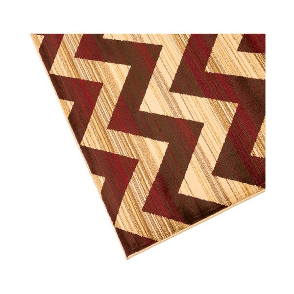 Smeđi izuzetno izdržljivi tepih Floorita Inspiration Zig Zag, 165 x 235 cm-image-2