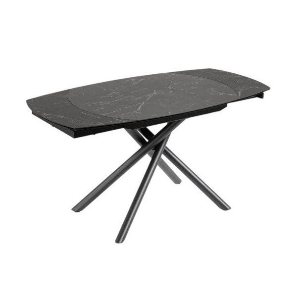 Proširiv blagovaonski stol s dodatnom pločom s keramičkom daskom 100x130 cm Yodalia – Kave Home