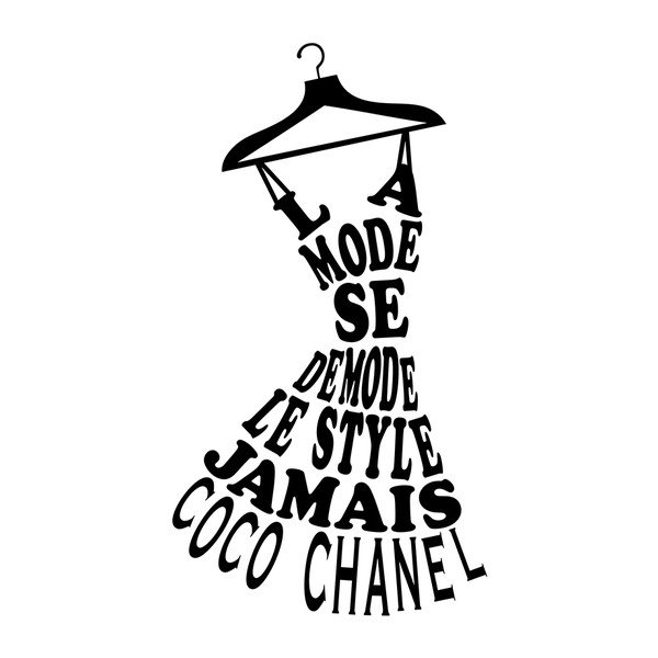 Naljepnica Ambijent Coco Chanel Citat-image-2