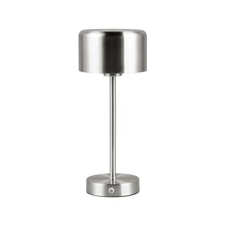 LED stolna lampa s mogućnosti zatamnjivanja u srebrnoj boji (visina 30 cm) Jeff – Trio