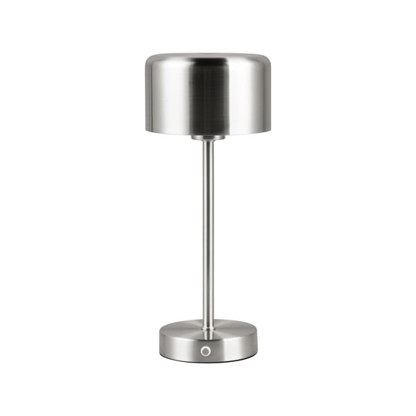 LED stolna lampa s mogućnosti zatamnjivanja u srebrnoj boji (visina 30 cm) Jeff – Trio