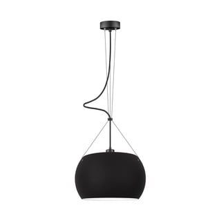 Crna viseća svjetiljka Sotto Luce Momo Matte, ⌀ 33 cm