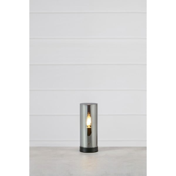 Crna stolna lampa sa staklenim sjenilom (visina 23 cm) Post – Markslöjd-image-1