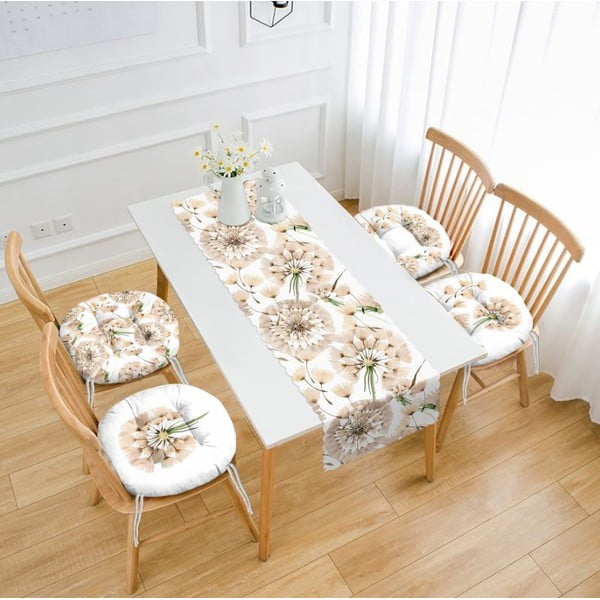 Set jastuka za sjedenje i nadstolnjak 5 kom - Mila Home-image-1