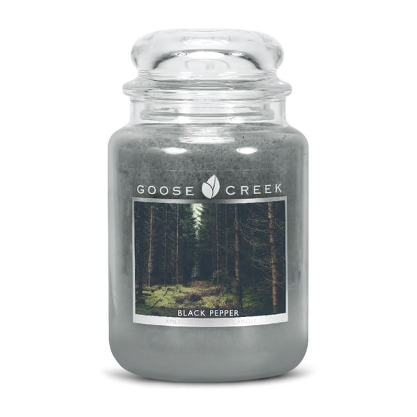 Mirisna svijeća u staklenoj posudi Goose Creek Black Pepper, 150 sati gorenja