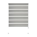 Sive rolete  57x150 cm Zebra – Gardinia