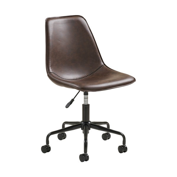 Tamno smeđa uredska stolica Monaco – House Nordic