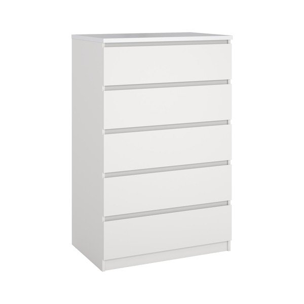Bijela komoda 77x121x50 cm Naia – Tvilum