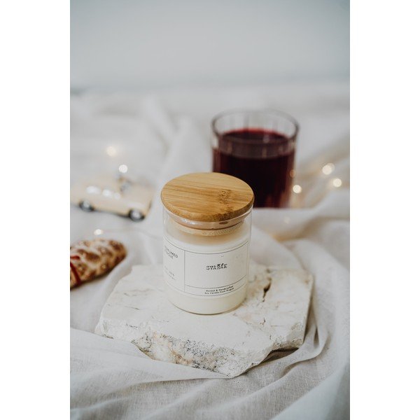 Mirisna svijeća od sojinog voska vrijeme gorenja 40 h #72 Mulled Wine – Perfumed Prague-image-3