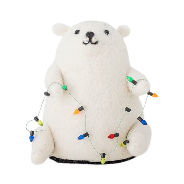 Bijeli svjetlosni ukras Wally – Bloomingville