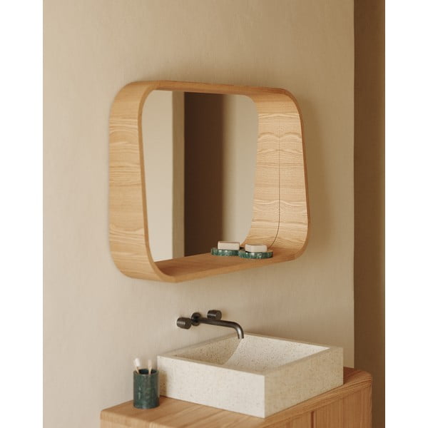 Zidno ogledalo 90x60 cm Salaya – Kave Home-image-1