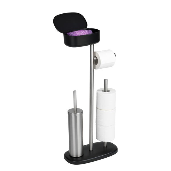 Toaletni stalak od nehrđajućeg čelika s policom Wenko Rivazza-image-3