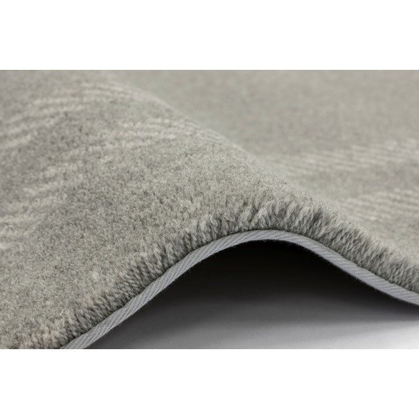 Svijetlo sivi vuneni tepih 240x340 cm Calisia M Grid Rim – Agnella-image-2