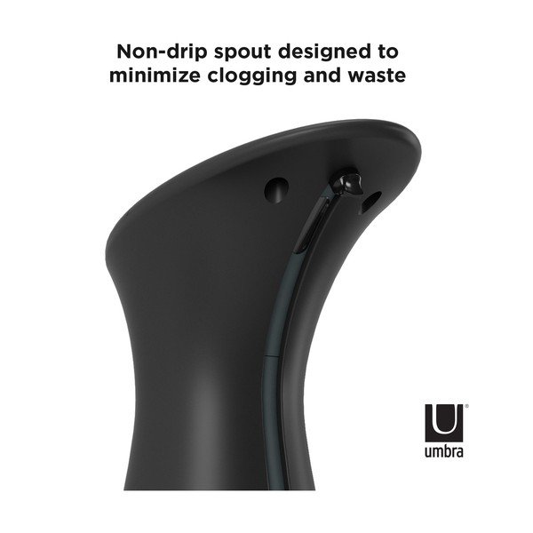 Crni bezkontaktni plastični dozator za sapun 250 ml Otto - Umbra-image-3