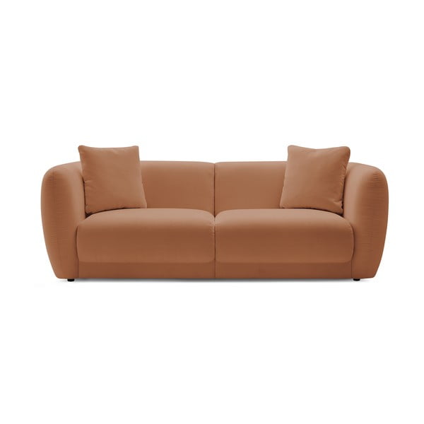 Narančasta sofa 230 cm Bourbon - Bobochic Paris