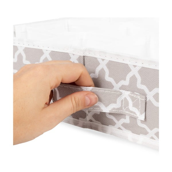 Bež organizator za ladice sa 16 pregrada Compactor, 40 x 40 cm-image-3