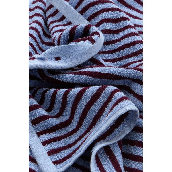 Bordo/svijetlo plavi pamučni ručnici u setu 2 kom 30x50 cm Dixie – Jotex-image-3