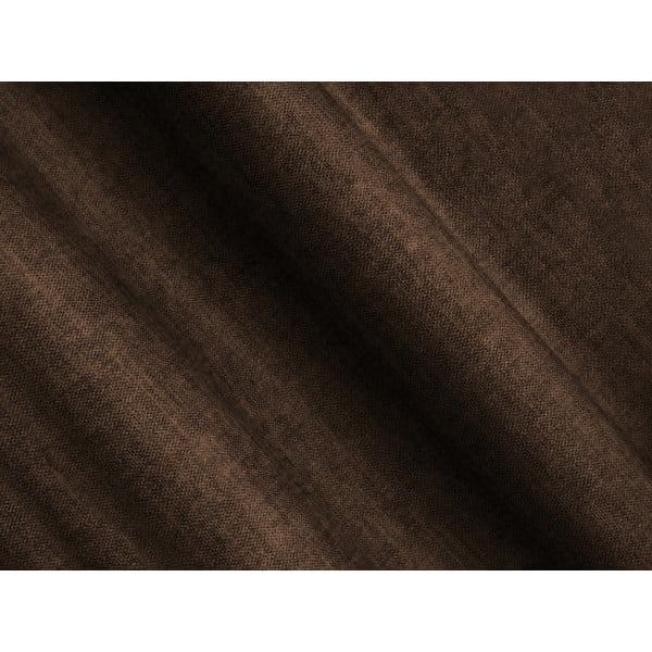 Tamno smeđa baršunasti kutna garnitura (s lijevim kutom/u obliku slova "U") Loretto – Cosmopolitan Design-image-4