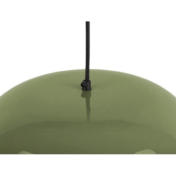 Zelena viseća svjetiljka s metalnim sjenilom ø 40 cm Dome – Leitmotiv-image-3