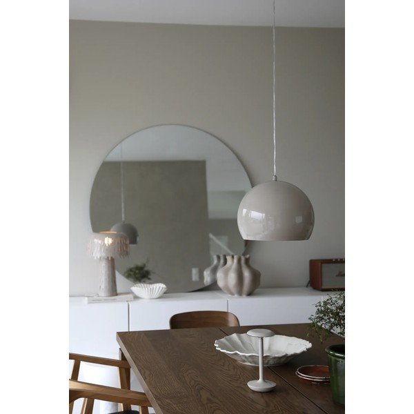 Sivo-bež viseća svjetiljka s metalnim sjenilom ø 28 cm Pop – Markslöjd-image-1