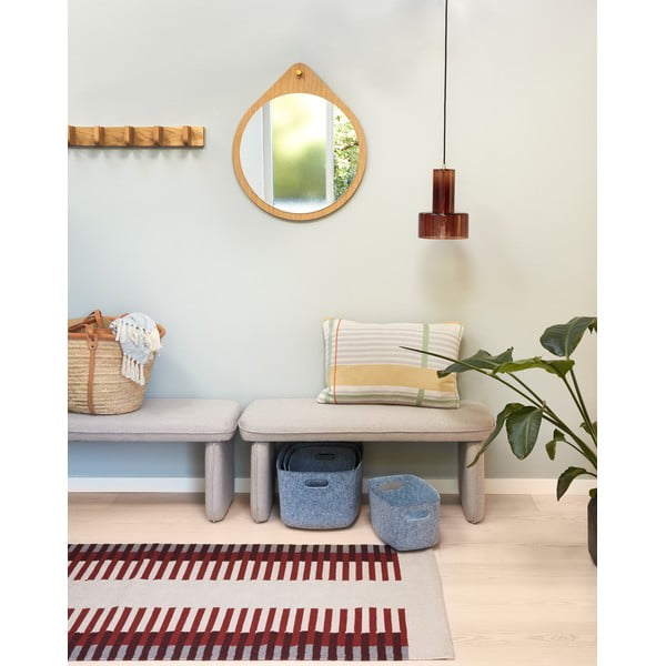 Zidna vješalica od punog hrasta u prirodnoj boji Nomad – Hübsch-image-2